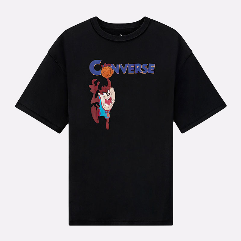мужская черная футболка Converse x Space Jam: A New Legacy Court Ready Tee 10023071001 - цена, описание, фото 1